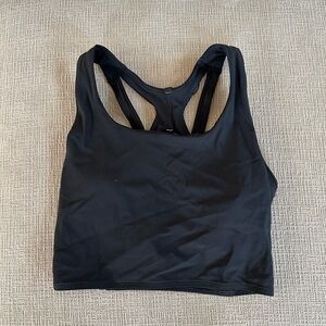 Black Racerback Sports Bra